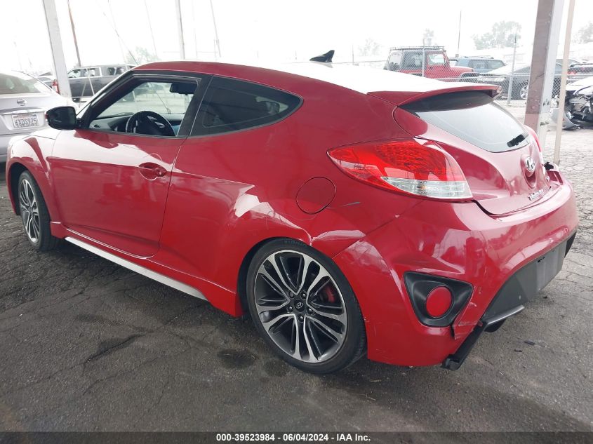 KMHTC6AE5GU257641 2016 Hyundai Veloster Turbo