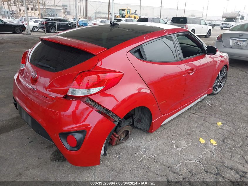 2016 HYUNDAI VELOSTER TURBO - KMHTC6AE5GU257641