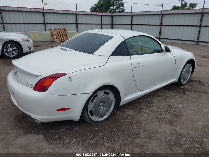 2003 Lexus Sc 430 VIN: JTHFN48Y430048441 Lot: 39523987