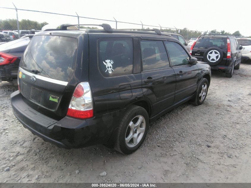 2008 Subaru Forester 2.5X VIN: JF1SG63668H704343 Lot: 39524020