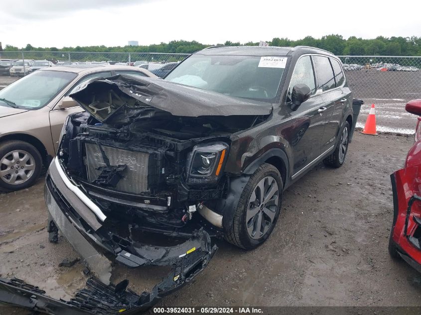 5XYP6DHC2MG105397 2021 KIA TELLURIDE - Image 2