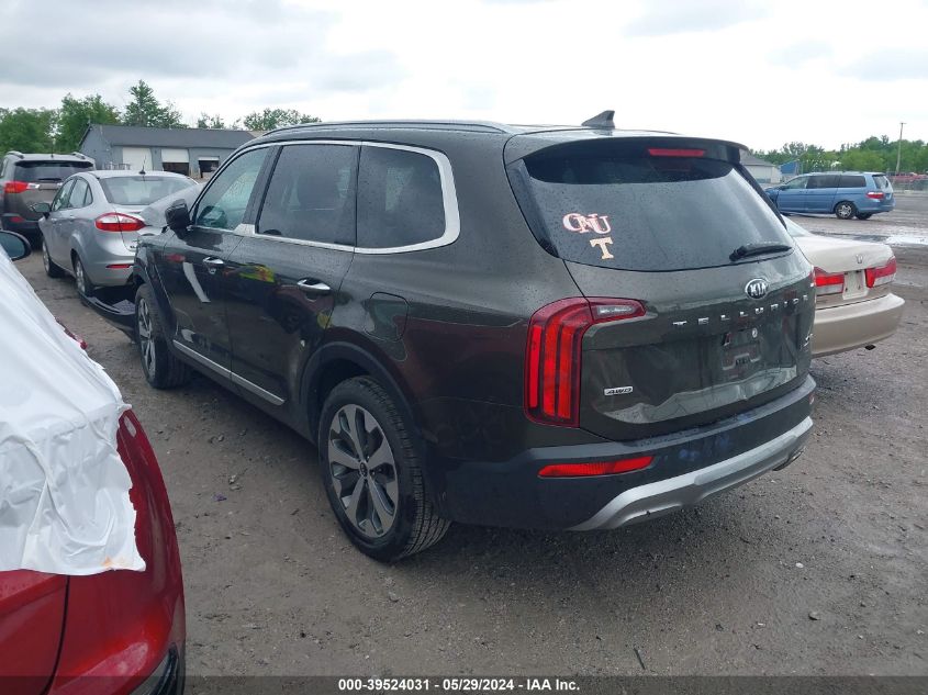 2021 Kia Telluride S VIN: 5XYP6DHC2MG105397 Lot: 39524031