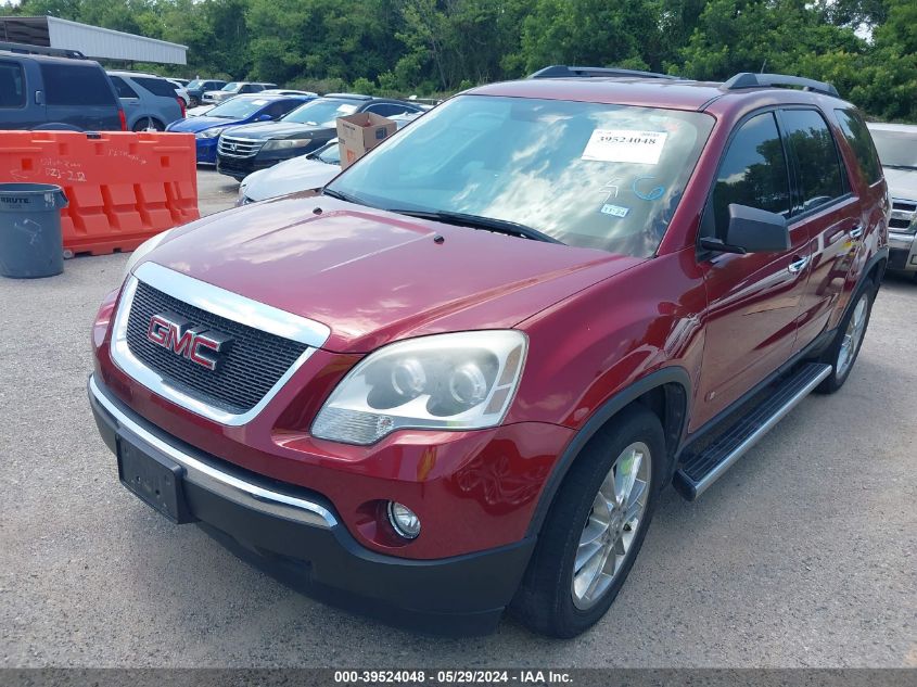 2010 GMC Acadia Sle VIN: 1GKLRLEDXAJ107881 Lot: 39524048