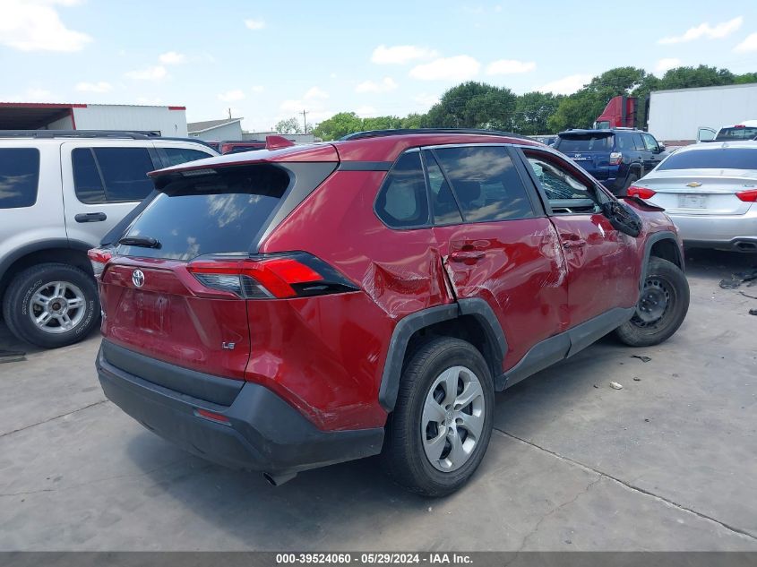 2020 Toyota Rav4 Le VIN: 2T3H1RFV4LW072911 Lot: 39524060