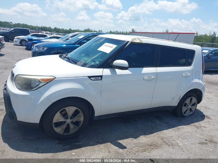 2015 Kia Soul + VIN: KNDJP3A57F7189497 Lot: 39524080