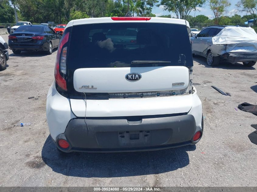 2015 Kia Soul + VIN: KNDJP3A57F7189497 Lot: 39524080