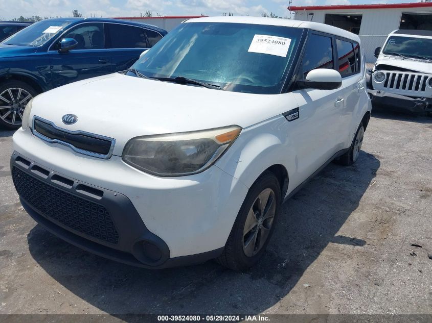 2015 Kia Soul + VIN: KNDJP3A57F7189497 Lot: 39524080