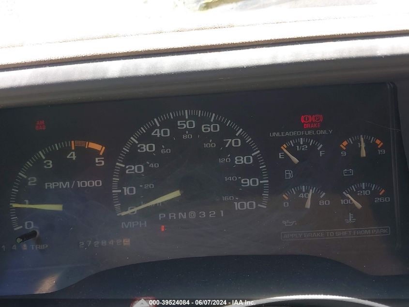 1995 Chevrolet Gmt-400 C1500 VIN: 2GCEC19K2S1207231 Lot: 39524084