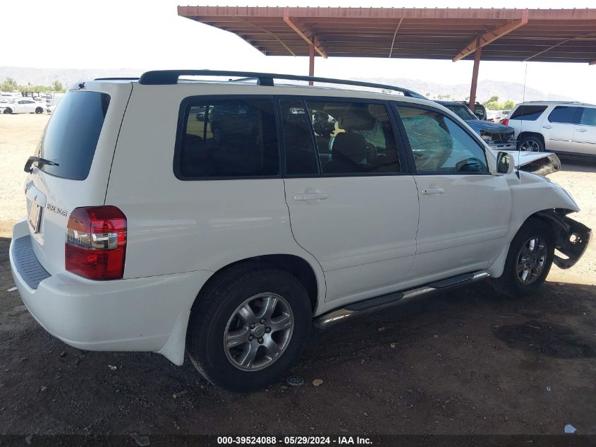 2004 Toyota Highlander V6 VIN: JTEDP21A740023552 Lot: 39524088