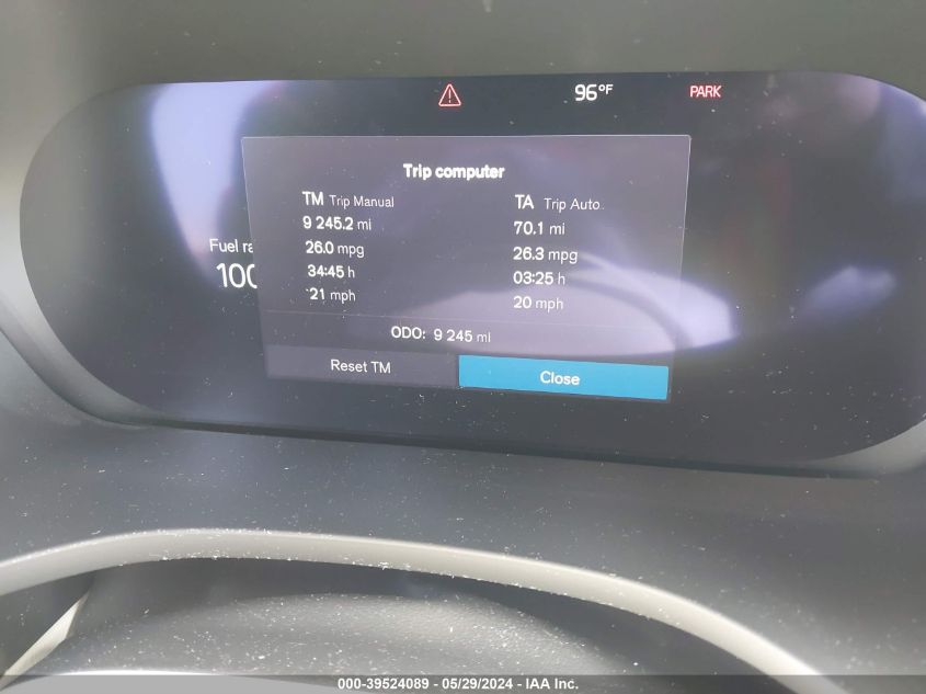 2024 Volvo Xc60 B5 Core Dark Theme VIN: YV4L12RK1R1740042 Lot: 39524089