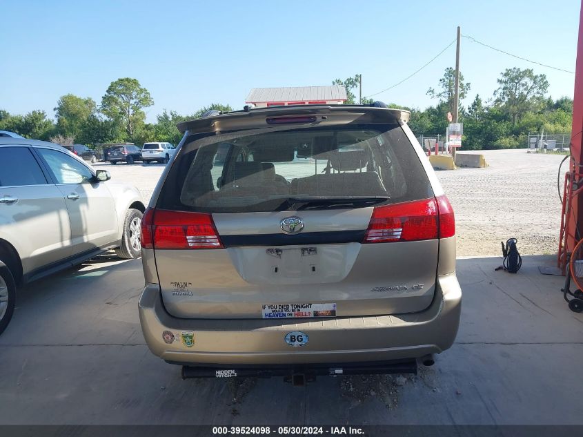 2004 Toyota Sienna Ce VIN: 5TDZA23C64S129496 Lot: 39524098