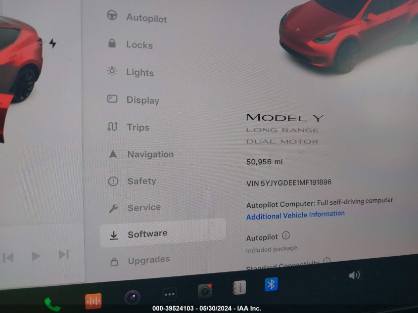 2021 TESLA MODEL Y - 5YJYGDEE1MF191896