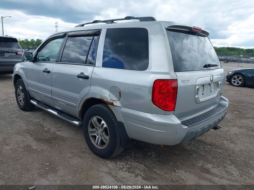 2004 Honda Pilot Ex-L VIN: 2HKYF18524H519177 Lot: 39524108