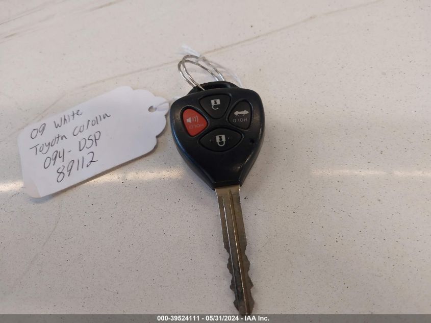 2009 Toyota Corolla Le VIN: JTDBL40E099023757 Lot: 39524111