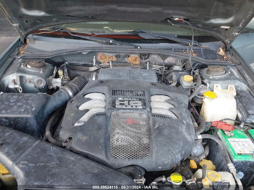 2002 Subaru Legacy Outback 3.0 H6/3.0 H6 Vdc VIN: 4S3BE896227202901 Lot: 39524115