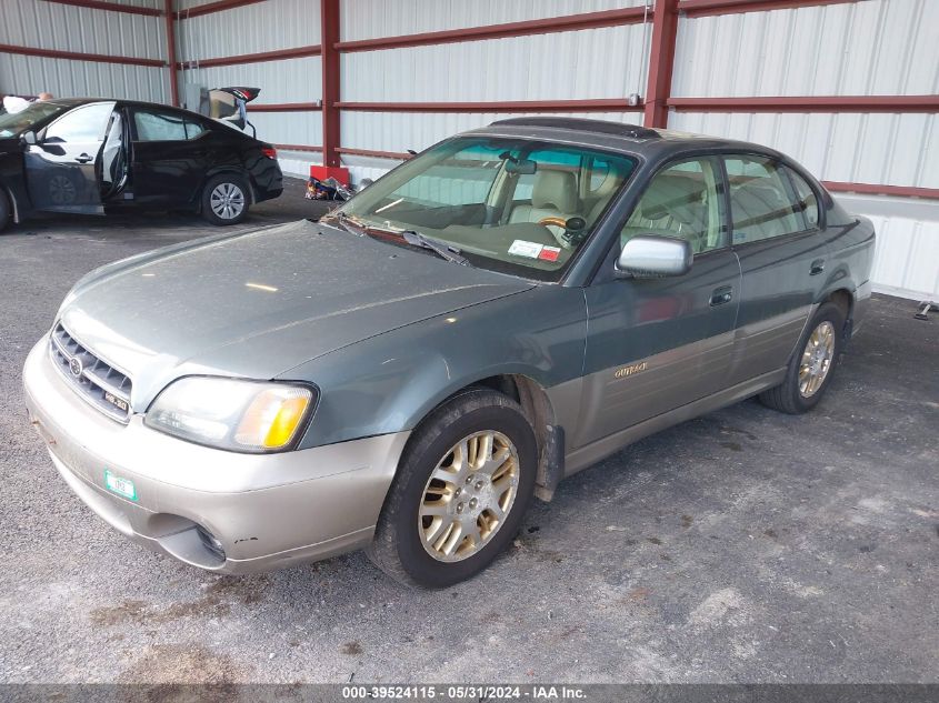 2002 Subaru Legacy Outback 3.0 H6/3.0 H6 Vdc VIN: 4S3BE896227202901 Lot: 39524115