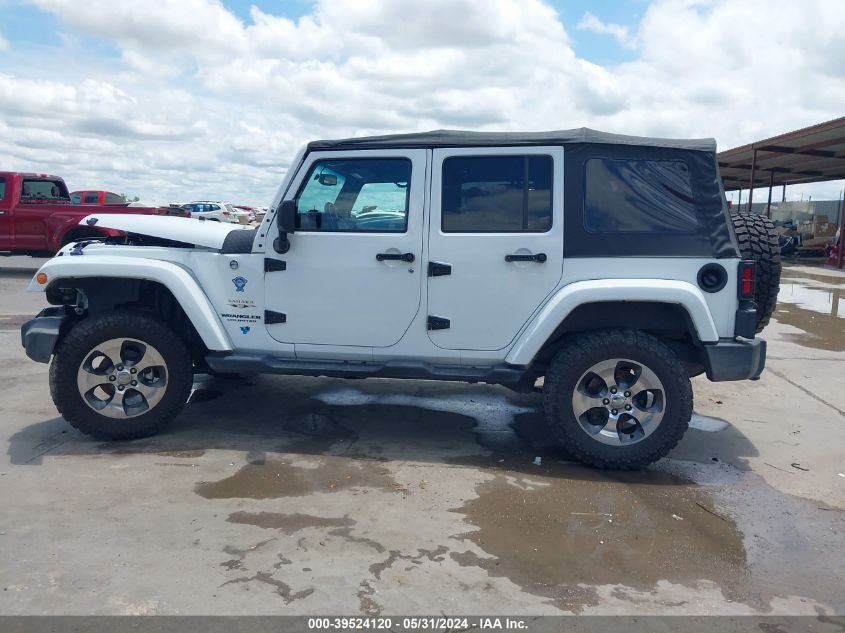 2016 Jeep Wrangler Unlimited Sahara VIN: 1C4BJWEG0GL324864 Lot: 39524120