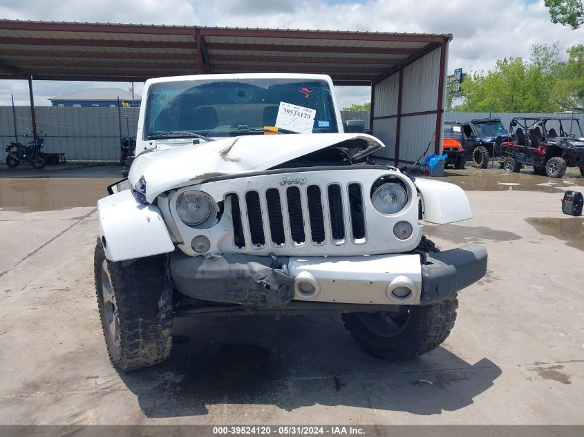 2016 Jeep Wrangler Unlimited Sahara VIN: 1C4BJWEG0GL324864 Lot: 39524120