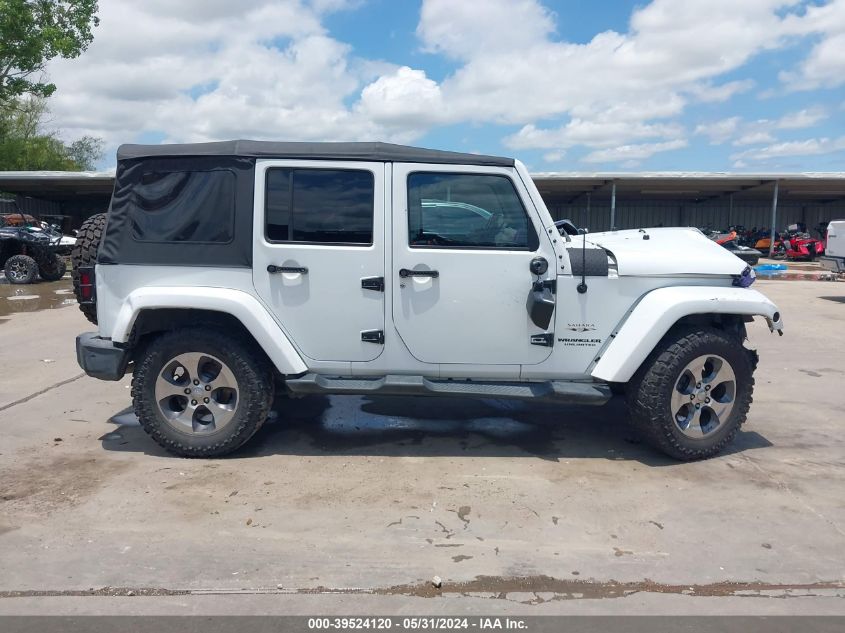 2016 Jeep Wrangler Unlimited Sahara VIN: 1C4BJWEG0GL324864 Lot: 39524120