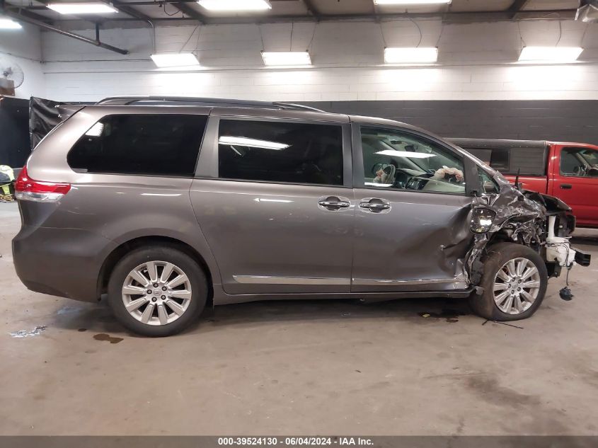 2014 Toyota Sienna Xle 7 Passenger VIN: 5TDDK3DC9ES086981 Lot: 39524130