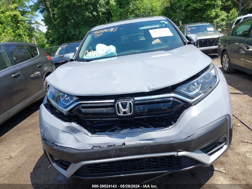 2022 Honda Cr-V Awd Ex-L VIN: 2HKRW2H83NH652195 Lot: 39524143