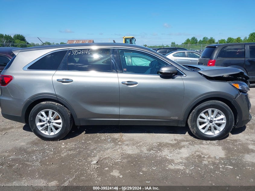 2019 Kia Sorento 3.3L Lx VIN: 5XYPGDA57KG440211 Lot: 39524146