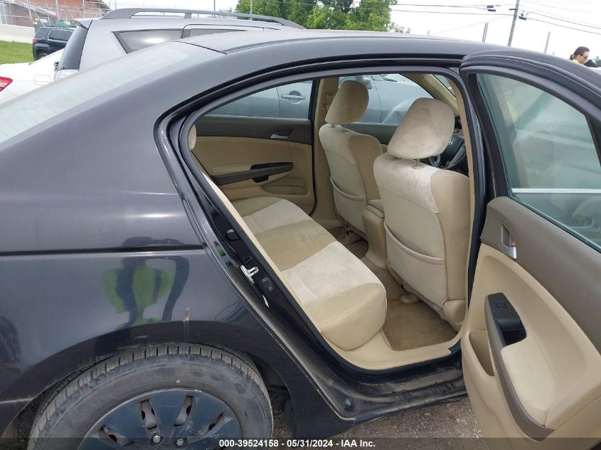 2010 Honda Accord 2.4 Lx VIN: 1HGCP2F3XAA115322 Lot: 39524158