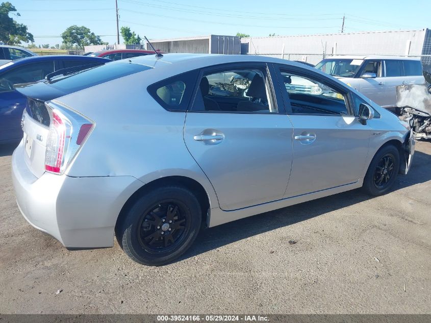 2013 Toyota Prius Two VIN: JTDKN3DU4D5701349 Lot: 39524166