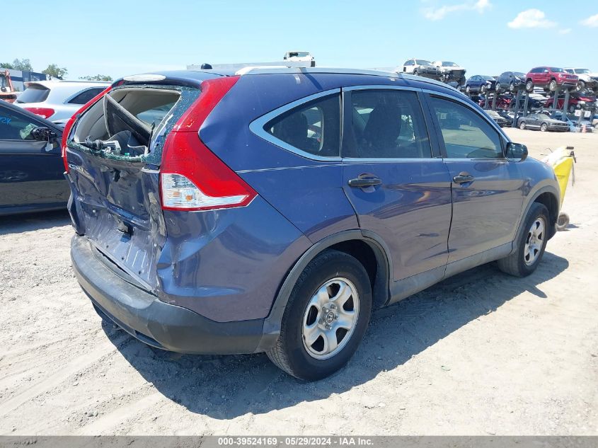 2013 Honda Cr-V Lx VIN: 3CZRM3H33DG703793 Lot: 39524169