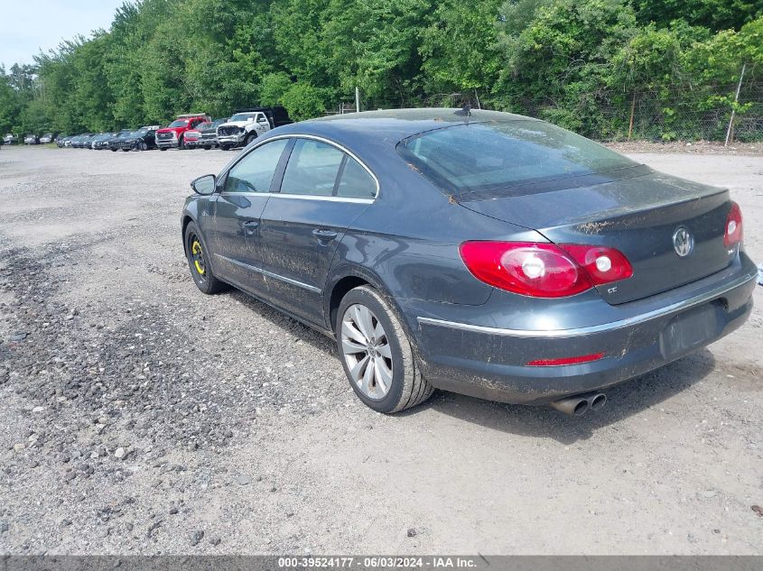 2010 Volkswagen Cc Sport VIN: WVWNP7AN5AE538749 Lot: 39524177