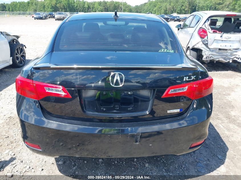 2013 Acura Ilx Hybrid 1.5L VIN: 19VDE3F70DE302287 Lot: 39524185