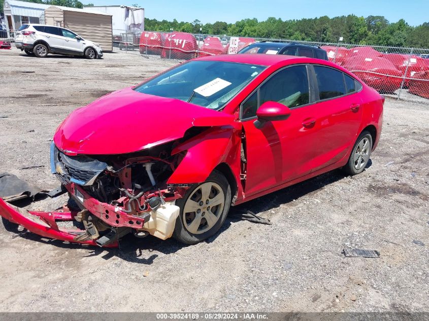 2016 Chevrolet Cruze Ls Auto VIN: 1G1BC5SMXG7256072 Lot: 39524189