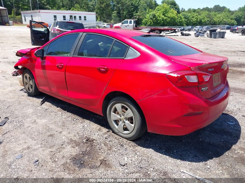 2016 Chevrolet Cruze Ls Auto VIN: 1G1BC5SMXG7256072 Lot: 39524189