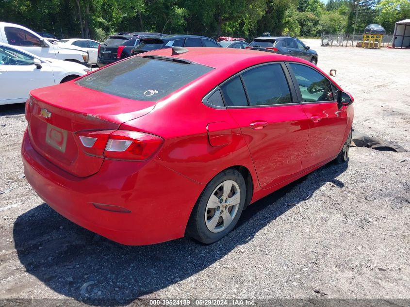 2016 Chevrolet Cruze Ls Auto VIN: 1G1BC5SMXG7256072 Lot: 39524189