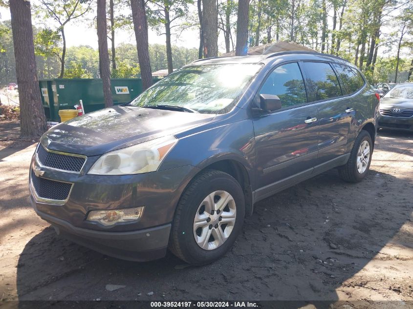 2012 Chevrolet Traverse Ls VIN: 1GNKRFED5CJ391536 Lot: 39524197