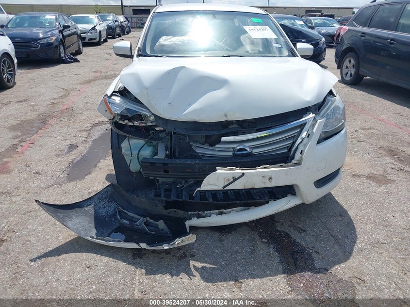 2013 Nissan Sentra Sv VIN: 3N1AB7AP4DL792362 Lot: 39524207