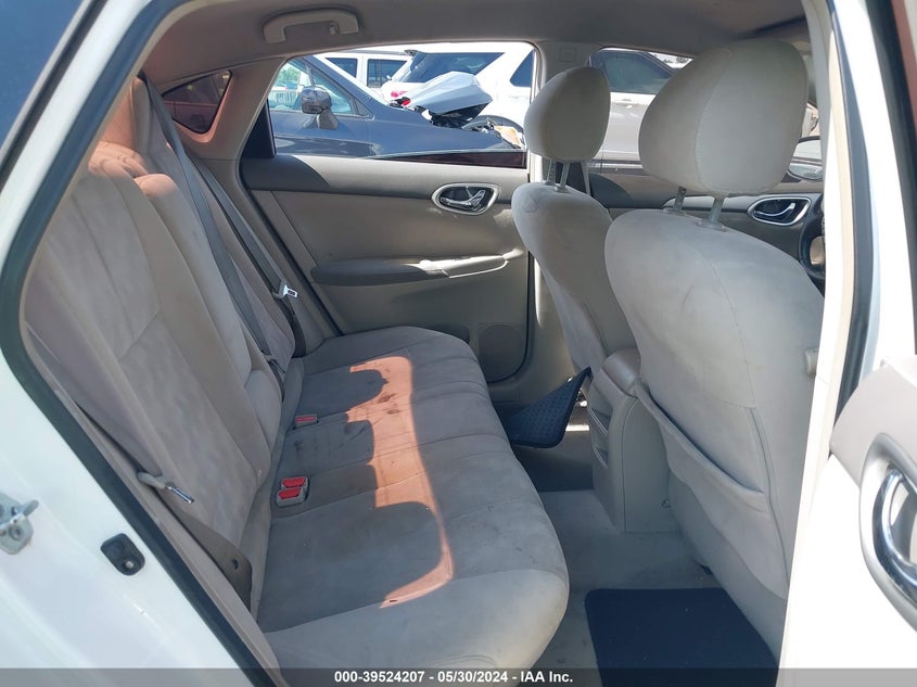 2013 Nissan Sentra Sv VIN: 3N1AB7AP4DL792362 Lot: 39524207