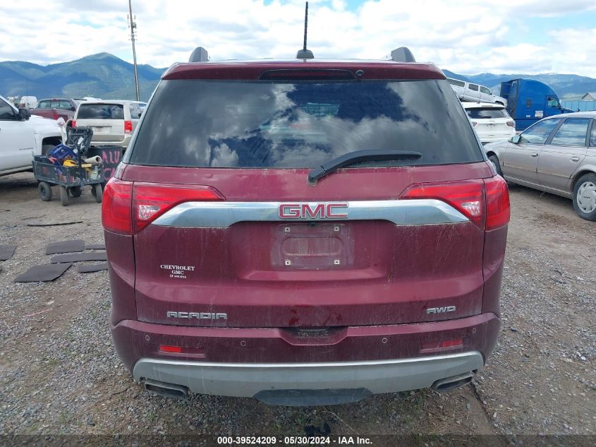 2017 GMC Acadia Denali VIN: 1GKKNXLS3HZ123755 Lot: 39524209