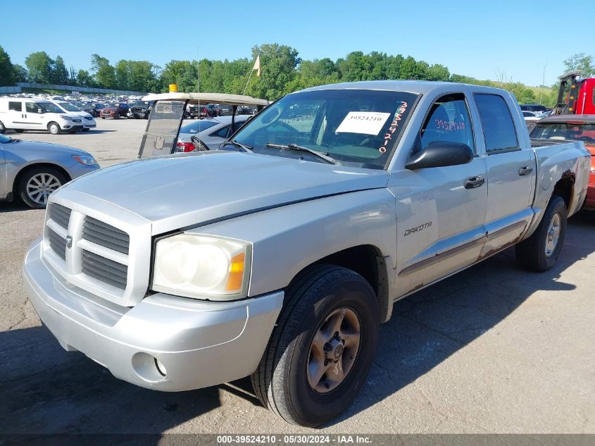 2006 Dodge Dakota Slt VIN: 1D7HW48N96S590145 Lot: 39524210