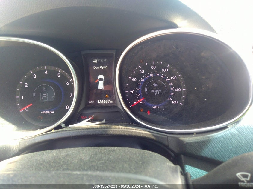 2015 Hyundai Santa Fe Limited VIN: KM8SNDHFXFU101781 Lot: 39524223