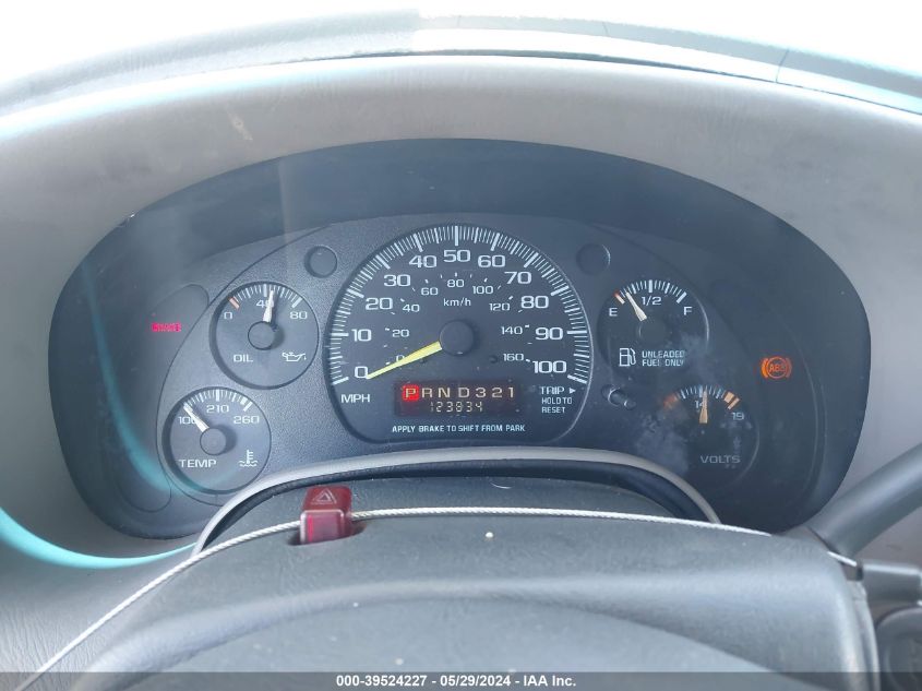 2000 Chevrolet Astro VIN: 1GNDM19W9YB154104 Lot: 39524227