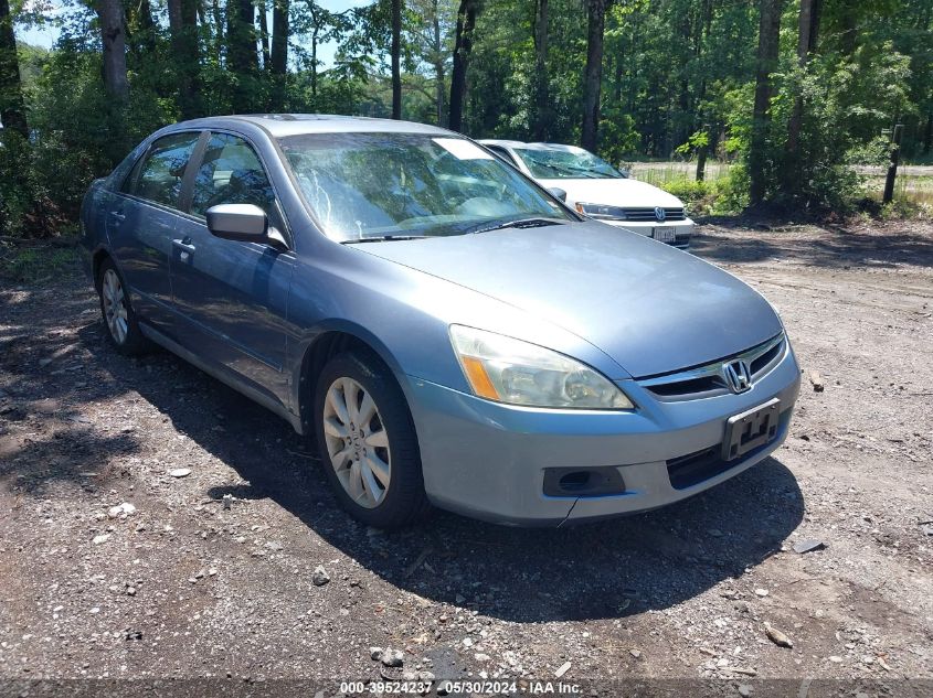 2007 Honda Accord 3.0 Lx VIN: 1HGCM66347A016486 Lot: 39524237