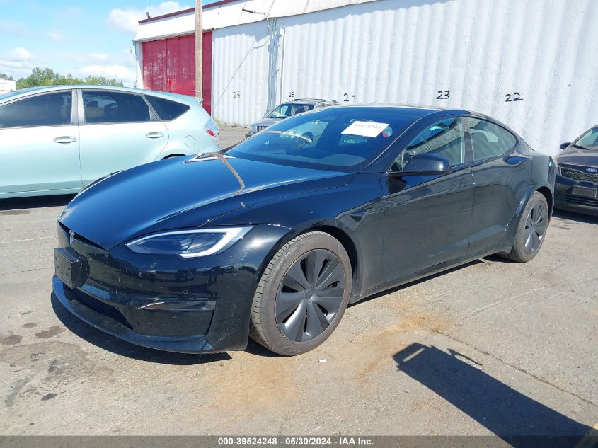 2022 Tesla Model S VIN: 5YJSA1E50NF485572 Lot: 39524248