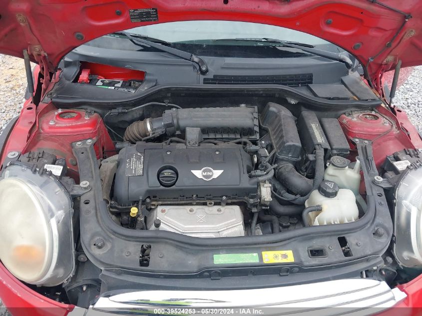 2011 Mini Cooper VIN: WMWSU3C51BTX96472 Lot: 39524253