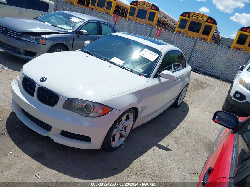 2008 BMW 135I VIN: WBAUC73528VF23107 Lot: 39524260