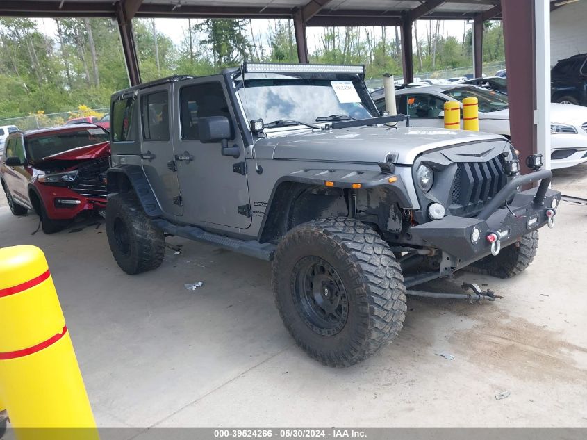 2018 Jeep Wrangler Jk Unlimited Sport S 4X4 VIN: 1C4HJWDG5JL864603 Lot: 39524266