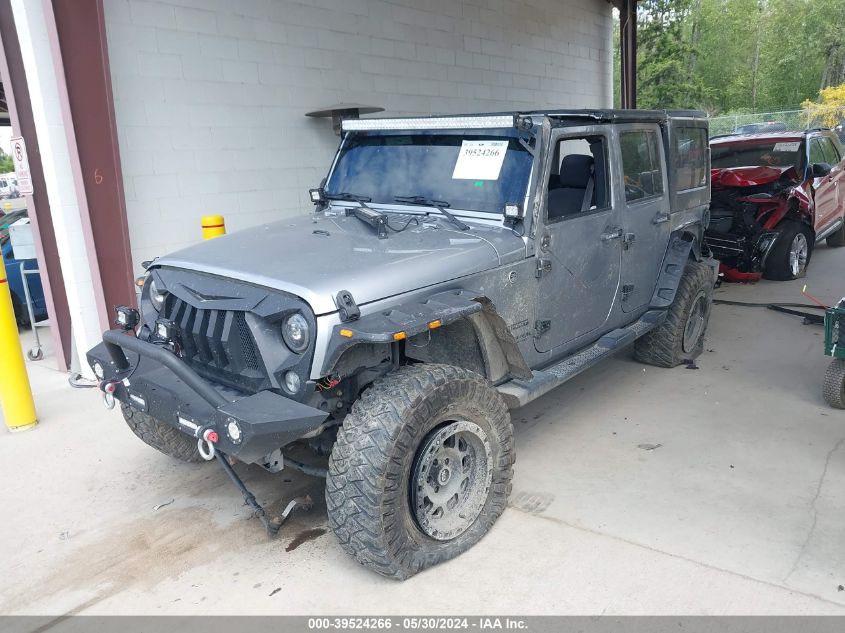 2018 Jeep Wrangler Jk Unlimited Sport S 4X4 VIN: 1C4HJWDG5JL864603 Lot: 39524266