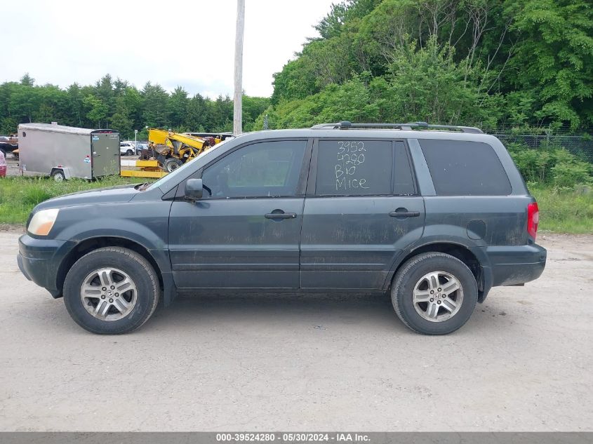 2003 Honda Pilot Ex VIN: 2HKYF18473H557879 Lot: 39524280