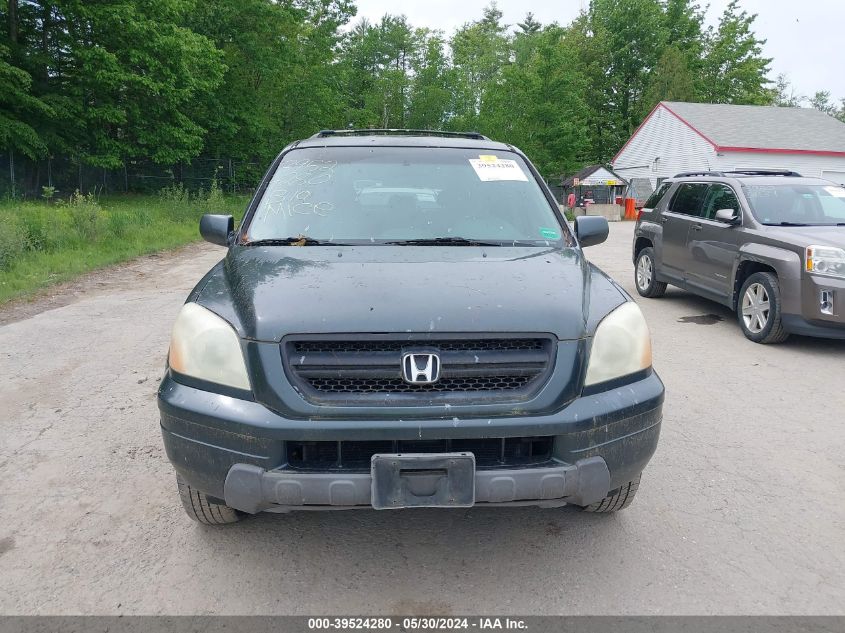 2003 Honda Pilot Ex VIN: 2HKYF18473H557879 Lot: 39524280