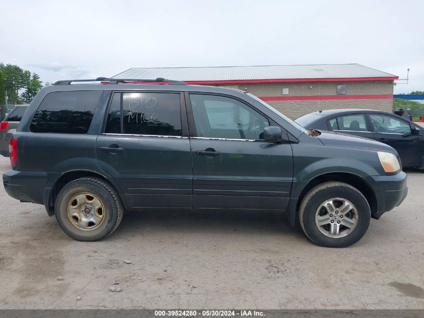 2003 Honda Pilot Ex VIN: 2HKYF18473H557879 Lot: 39524280